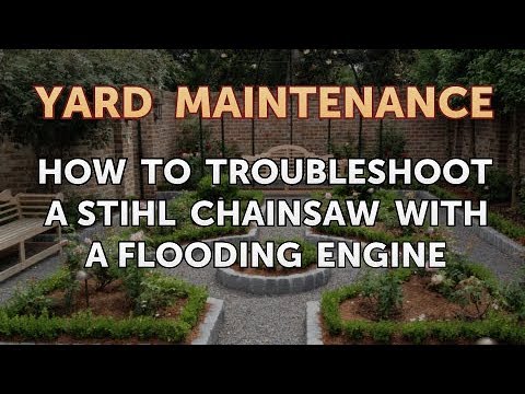 why does my stihl ms192tc flood so easily